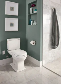 TOTO Connelly Two-Piece Elongated Dual-Max, Dual Flush 1.28 and 0.9 GPF Universal Height Toilet, Ebony, Vitreous China, CST494CEMF#51