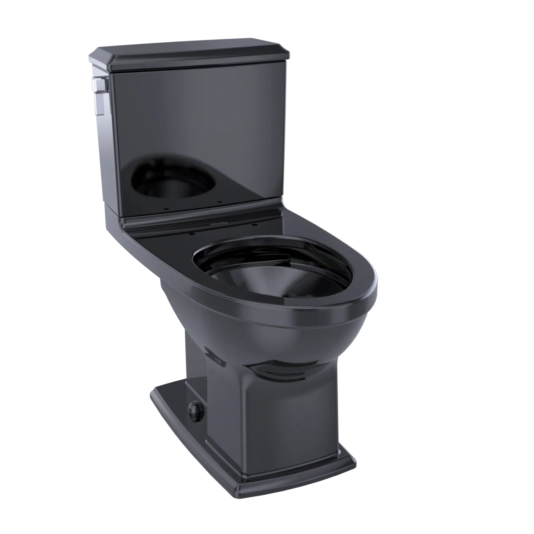 TOTO Connelly Two-Piece Elongated Dual-Max, Dual Flush 1.28 and 0.9 GPF Universal Height Toilet, Ebony, Vitreous China, CST494CEMF#51