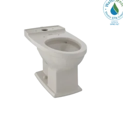 TOTO Connelly Universal Height Elongated Toilet Bowl with CEFIONTECT, Bone, Vitreous China, CT494CEFG#03