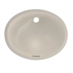 TOTO Dantesca Oval Undermount Bathroom Sink with CEFIONTECT, Sedona Beige, Vitreous China, LT597G#12