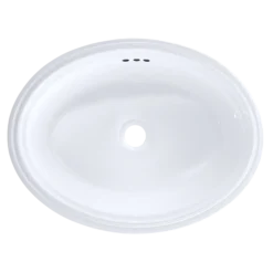 TOTO Dartmouth 17-1/4" x 12-7/8" Oval Undermount Bathroom Sink, Cotton White, Vitreous China, LT643#01