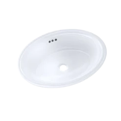 TOTO Dartmouth 18-3/4" x 13-3/4" Oval Undermount Bathroom Sink, Cotton White, Vitreous China, LT641#01