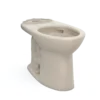 TOTO Drake Elongated TORNADO FLUSH Toilet Bowl with CEFIONTECT, Bone, Vitreous China, C776CEG#03