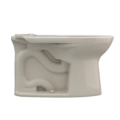 TOTO Drake Elongated TORNADO FLUSH Toilet Bowl with CEFIONTECT, Bone, Vitreous China, C776CEG#03