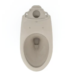 TOTO Drake Elongated TORNADO FLUSH Toilet Bowl with CEFIONTECT, Bone, Vitreous China, C776CEG#03