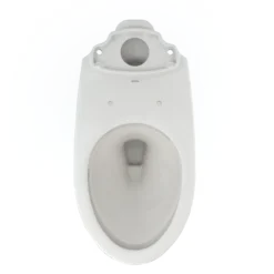TOTO Drake Elongated TORNADO FLUSH Toilet Bowl with CEFIONTECT, Colonial White, Vitreous China, C776CEG#11