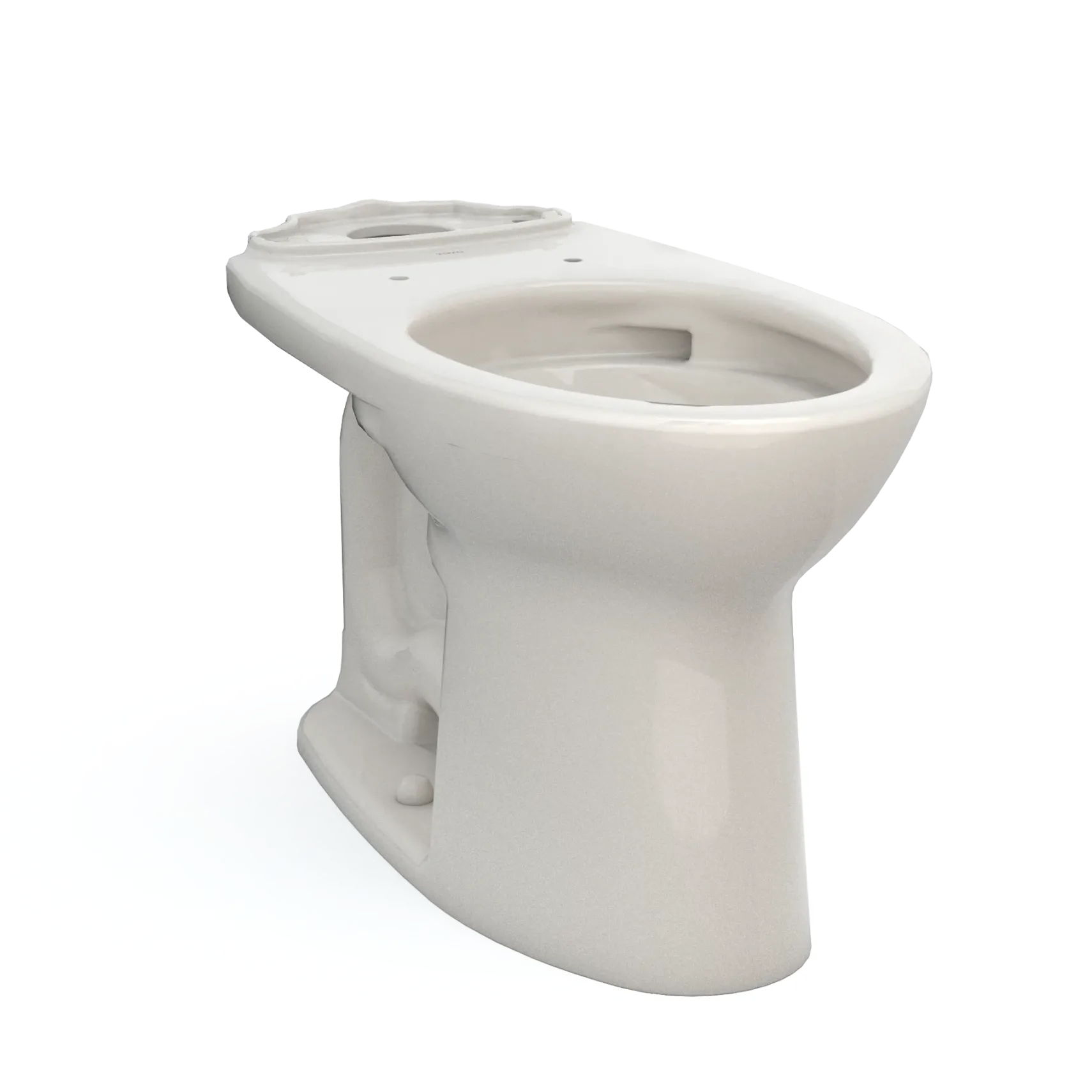 TOTO Drake Elongated TORNADO FLUSH Toilet Bowl with CEFIONTECT, Sedona Beige, Vitreous China, C776CEG#12