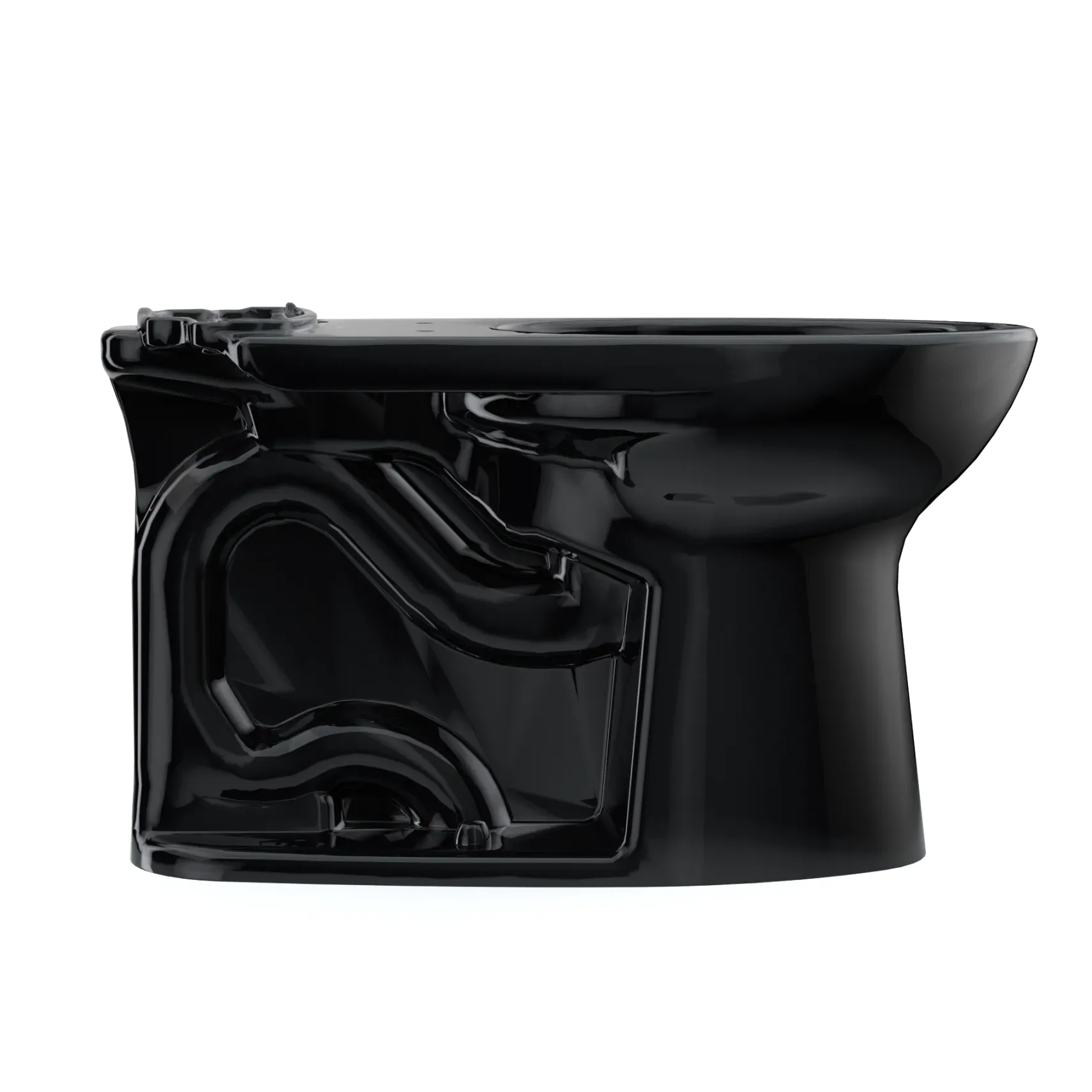 TOTO Drake Elongated TORNADO FLUSH Toilet Bowl, Ebony, Vitreous China, C776CE#51