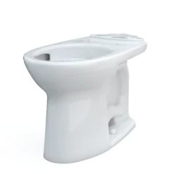 TOTO Drake Elongated TORNADO FLUSH Toilet Bowl, WASHLET+ Ready, Cotton White, Vitreous China, C776CEGT40#01