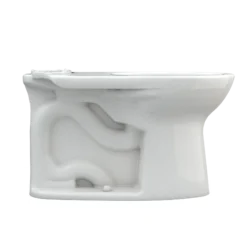 TOTO Drake Elongated Universal Height TORNADO FLUSH Toilet Bowl with CEFIONTECT, Colonial White, Vitreous China, C776CEFG#11