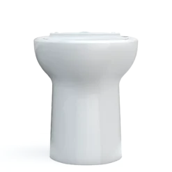 TOTO Drake Elongated Universal Height TORNADO FLUSH Toilet Bowl with CEFIONTECT, Cotton White, Vitreous China, C776CEFG#01