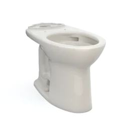 TOTO Drake Elongated Universal Height TORNADO FLUSH Toilet Bowl with CEFIONTECT, Sedona Beige, Vitreous China, C776CEFG#12