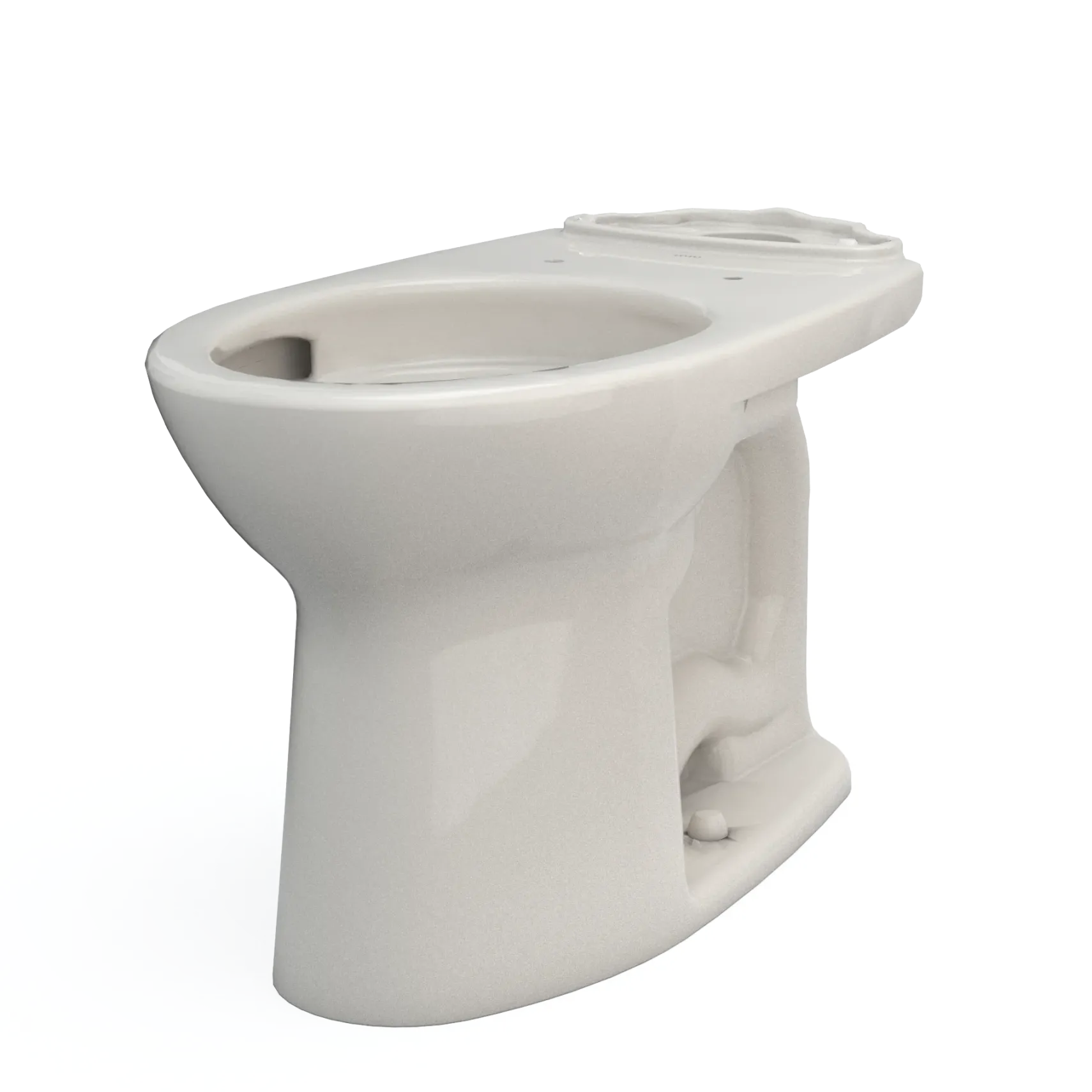 TOTO Drake Elongated Universal Height TORNADO FLUSH Toilet Bowl with CEFIONTECT, Sedona Beige, Vitreous China, C776CEFG#12