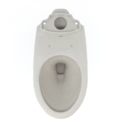 TOTO Drake Elongated Universal Height TORNADO FLUSH Toilet Bowl with CEFIONTECT, Sedona Beige, Vitreous China, C776CEFG#12