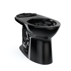 TOTO Drake Elongated Universal Height Universal Height TORNADO FLUSH Toilet Bowl, Ebony, Vitreous China, C776CEF#51