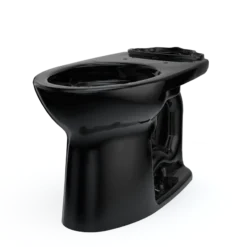 TOTO Drake Elongated Universal Height Universal Height TORNADO FLUSH Toilet Bowl, Ebony, Vitreous China, C776CEF#51