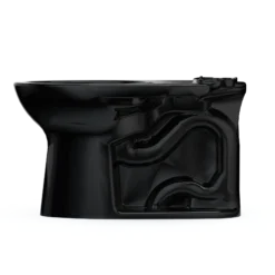 TOTO Drake Elongated Universal Height Universal Height TORNADO FLUSH Toilet Bowl, Ebony, Vitreous China, C776CEF#51