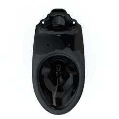 TOTO Drake Elongated Universal Height Universal Height TORNADO FLUSH Toilet Bowl, Ebony, Vitreous China, C776CEF#51