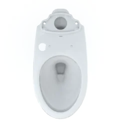 TOTO Drake Elongated Universal Height TORNADO FLUSH Toilet Bowl with 10 Inch Rough-In and CEFIONTECT, WASHLET+ Ready, Cotton White, Vitreous China, C776CEFGT40.10#01