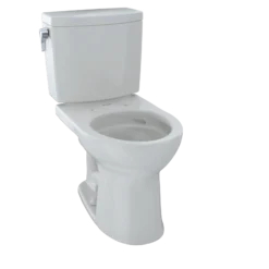 TOTO Drake II 1G Two-Piece Round 1.0 GPF Universal Height Toilet with CEFIONTECT, Colonial White, Vitreous China, CST453CUFG#11