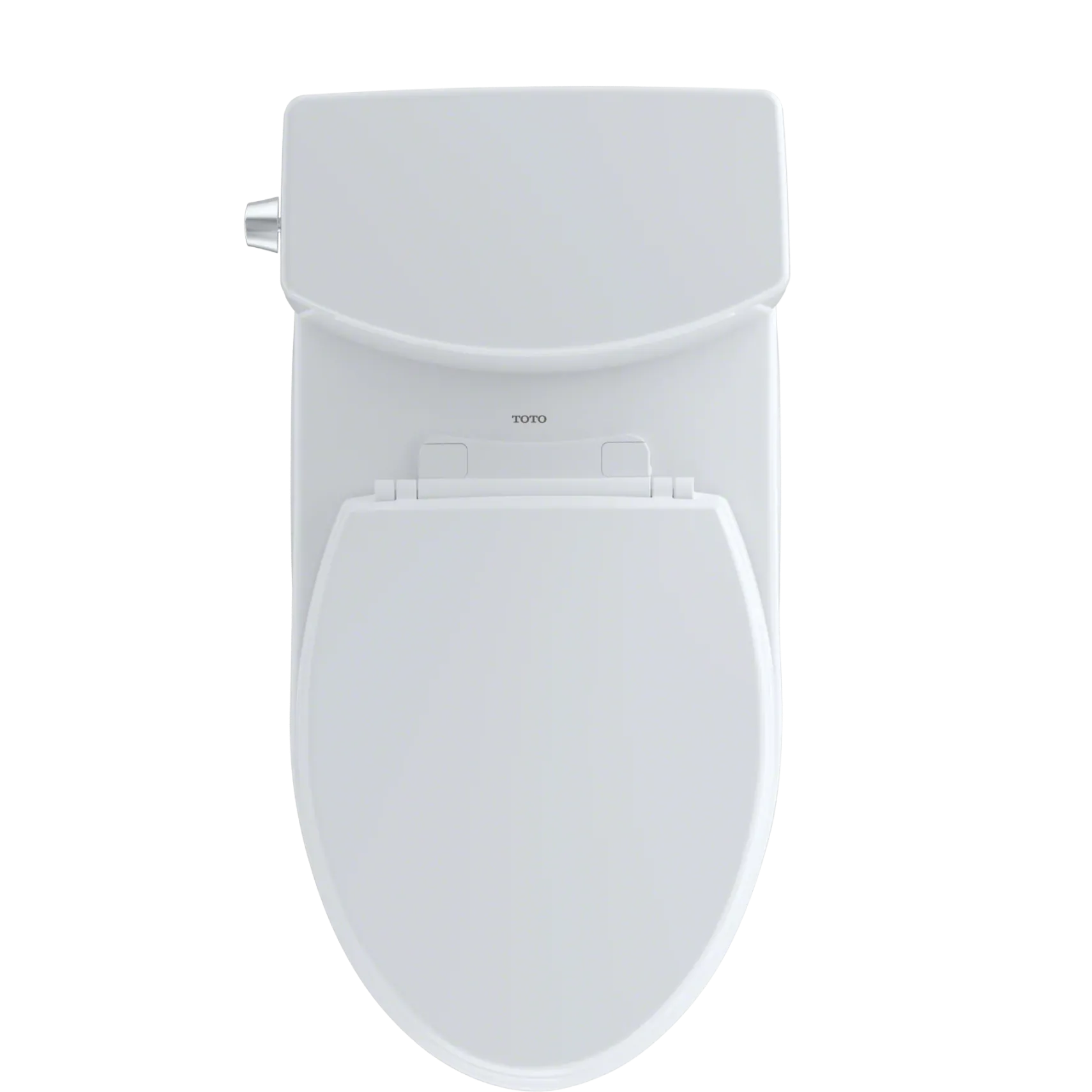 TOTO Drake II 1G Two-Piece Elongated 1.0 GPF Universal Height Toilet with CEFIONTECT, Cotton White, Vitreous China, CST454CUFG#01