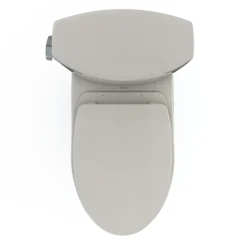 TOTO Drake II Two-Piece Elongated 1.28 GPF Universal Height Toilet with CEFIONTECT and SS124 SoftClose Seat, WASHLET+ Ready, Sedona Beige, Vitreous China|Plastic, MS454124CEFG#12