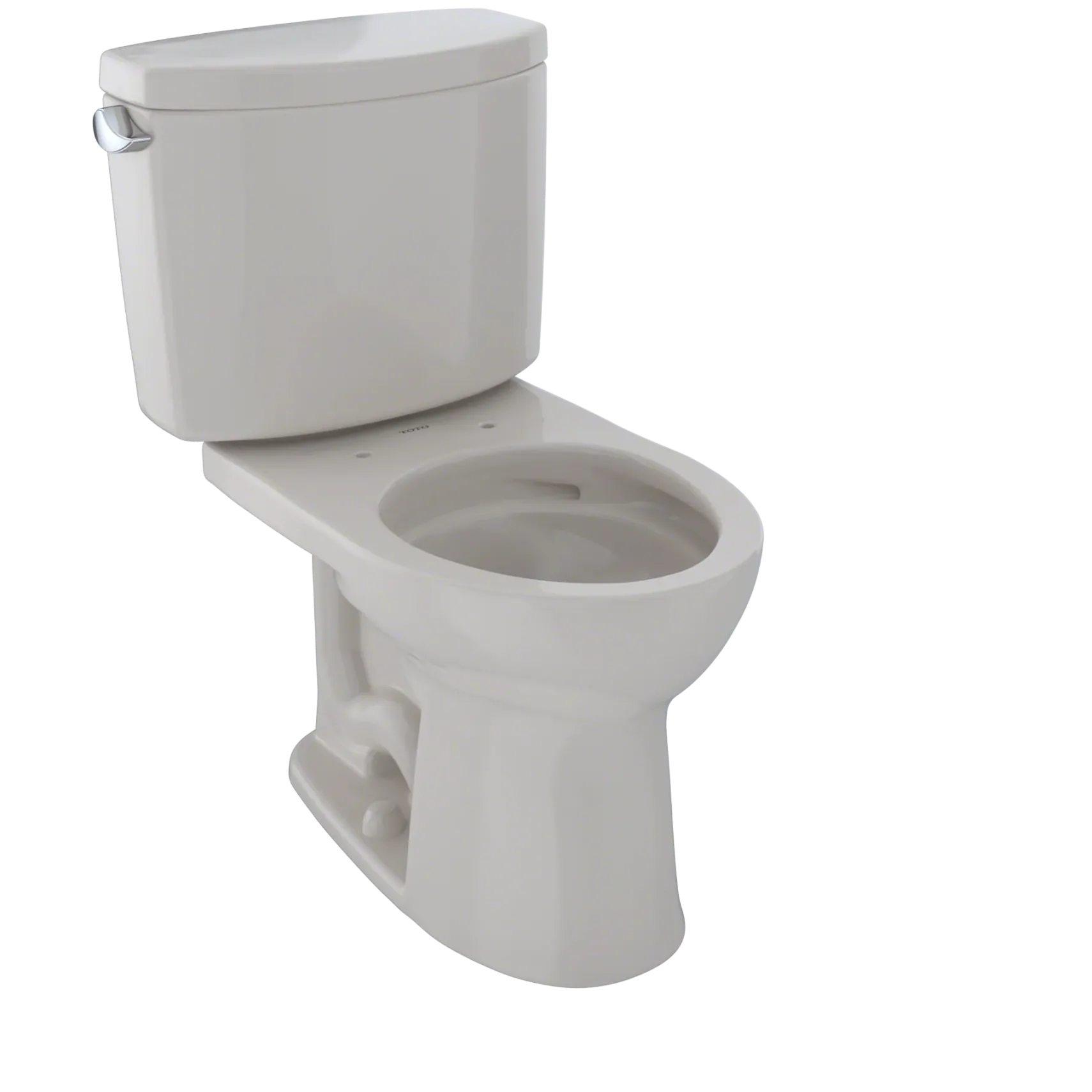 TOTO Drake II Two-Piece Round 1.28 GPF Universal Height Toilet with CEFIONTECT, Sedona Beige, Vitreous China, CST453CEFG#12