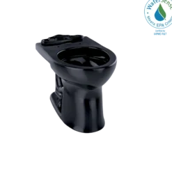 TOTO Drake II Universal Height Round Toilet Bowl, Ebony, Vitreous China, C453CUF#51