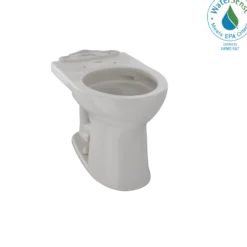 TOTO Drake II Universal Height Round Toilet Bowl with CEFIONTECT, Sedona Beige, Vitreous China, C453CUFG#12