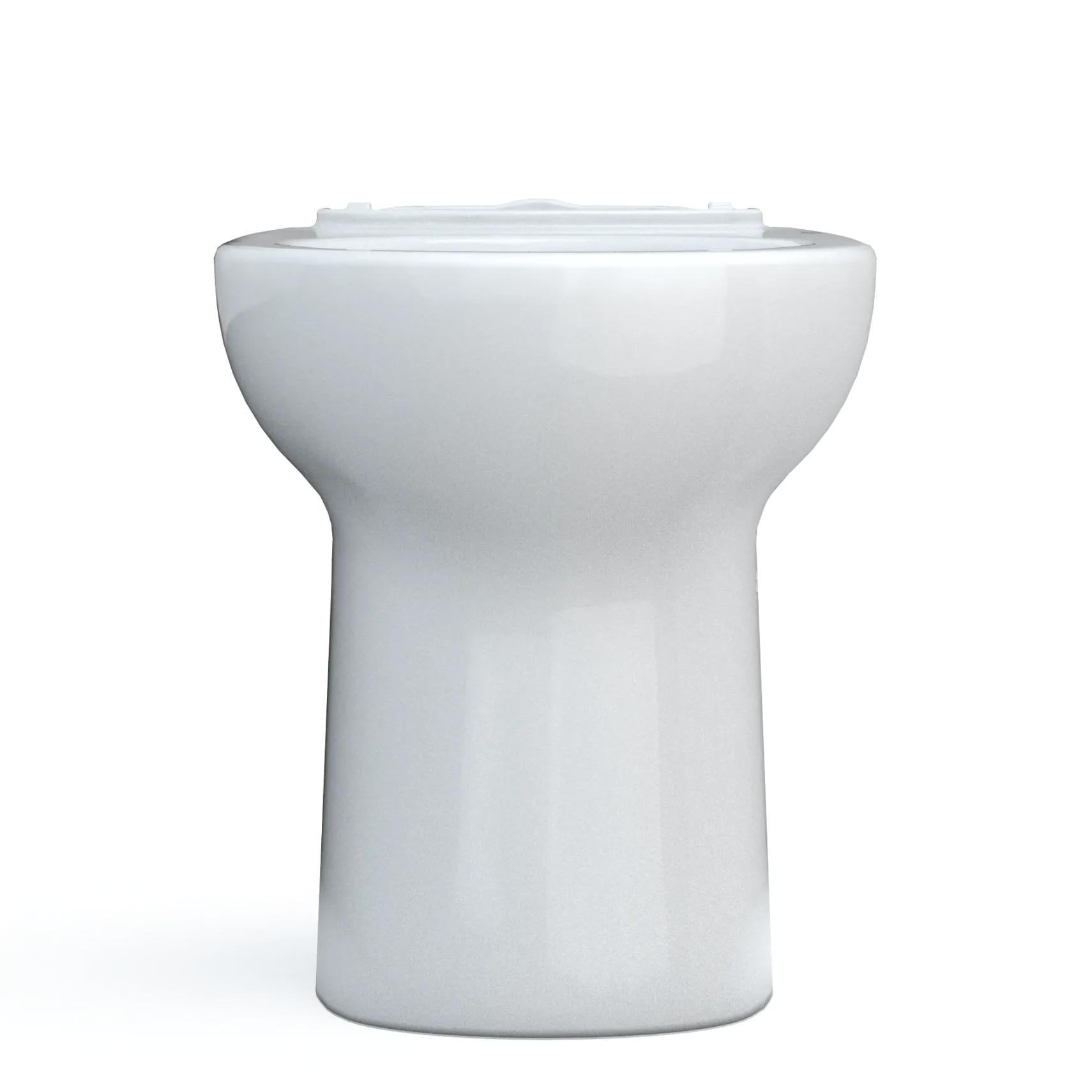 TOTO Drake Round TORNADO FLUSH Toilet Bowl with CEFIONTECT, Cotton White, Vitreous China, C775CEFG#01