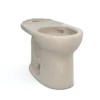 TOTO Drake Round TORNADO FLUSH Toilet Bowl with CEFIONTECT, Bone, Vitreous China, C775CEFG#03