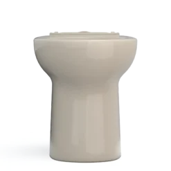 TOTO Drake Round TORNADO FLUSH Toilet Bowl with CEFIONTECT, Bone, Vitreous China, C775CEFG#03