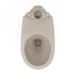 TOTO Drake Round TORNADO FLUSH Toilet Bowl with CEFIONTECT, Bone, Vitreous China, C775CEFG#03