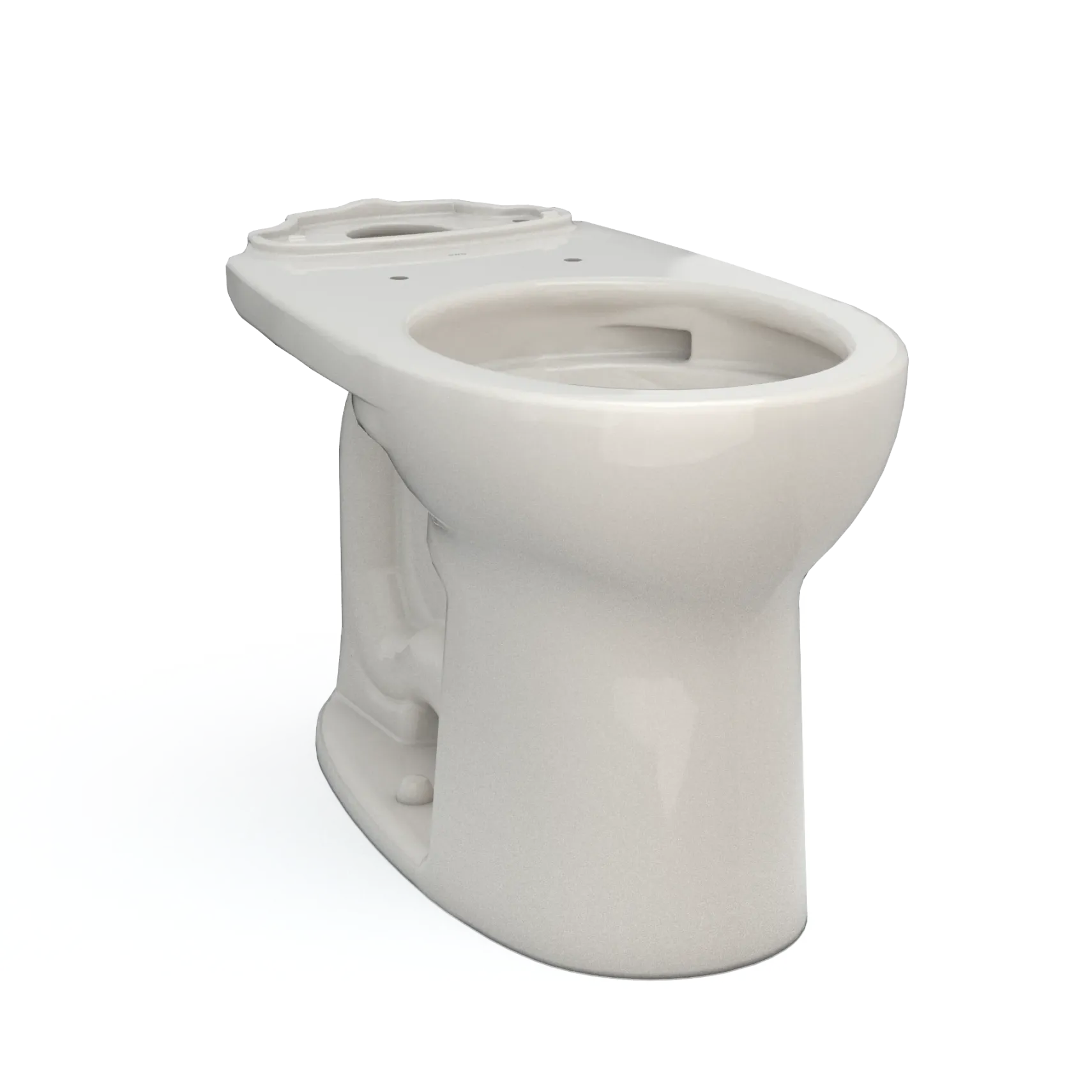 TOTO Drake Round TORNADO FLUSH Toilet Bowl with CEFIONTECT, Sedona Beige, Vitreous China, C775CEFG#12