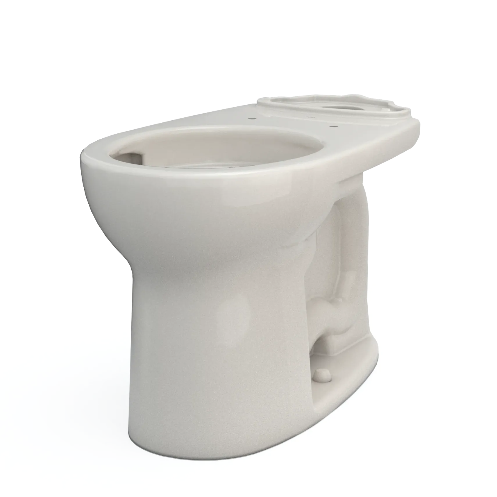 TOTO Drake Round TORNADO FLUSH Toilet Bowl with CEFIONTECT, Sedona Beige, Vitreous China, C775CEFG#12