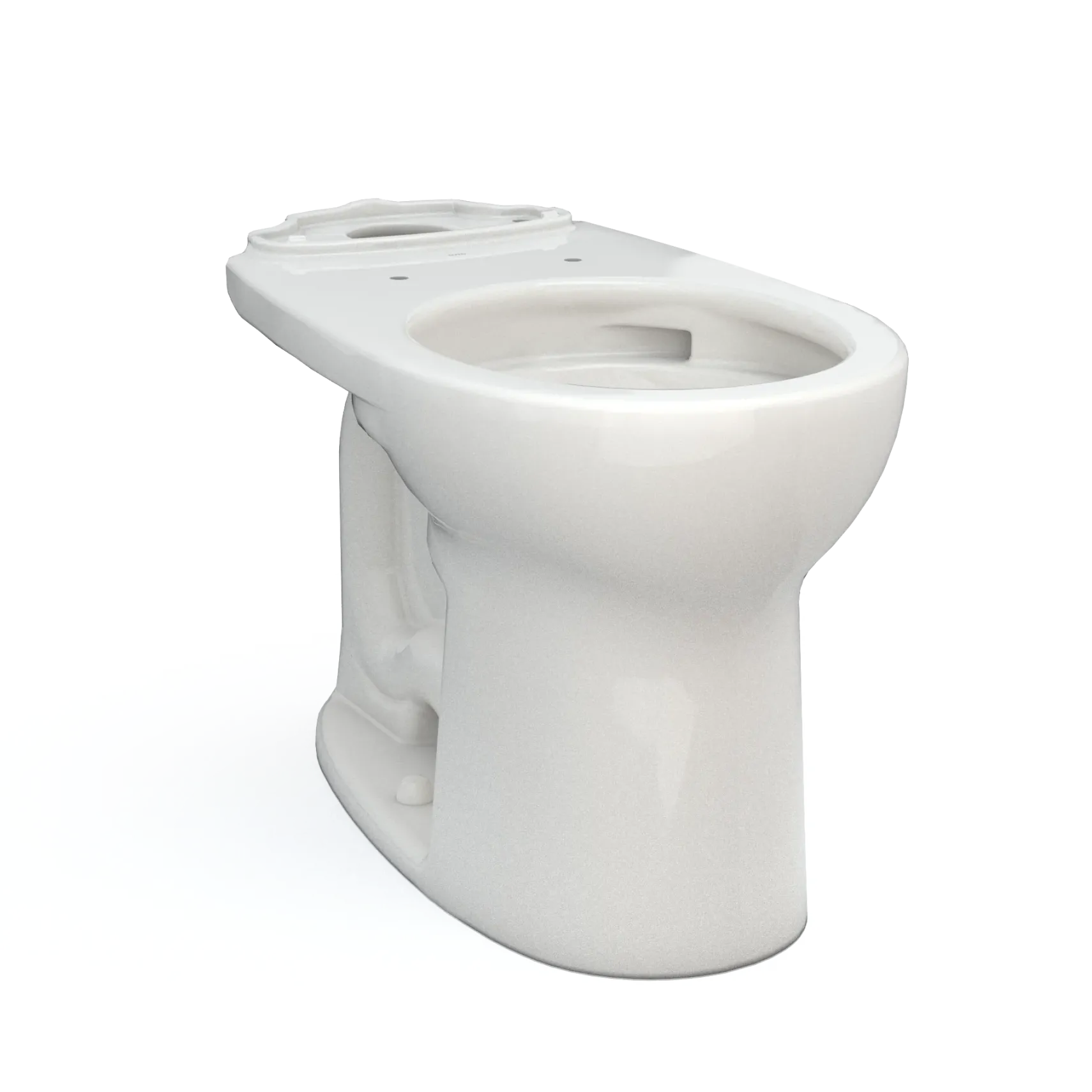 TOTO Drake Round TORNADO FLUSH Toilet Bowl with CEFIONTECT, Colonial White, Vitreous China, C775CEFG#11