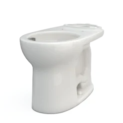 TOTO Drake Round TORNADO FLUSH Toilet Bowl with CEFIONTECT, Colonial White, Vitreous China, C775CEFG#11