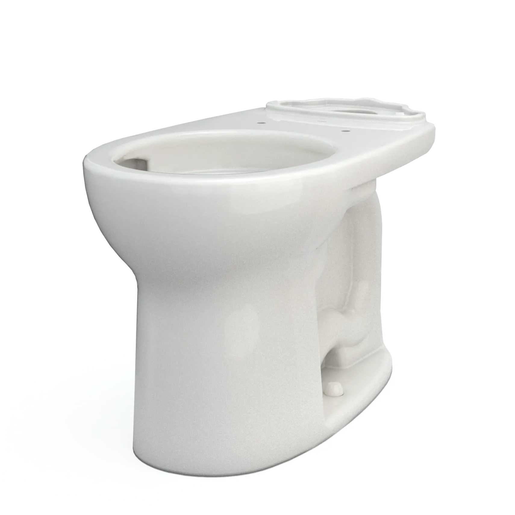 TOTO Drake Round TORNADO FLUSH Toilet Bowl with CEFIONTECT, Colonial White, Vitreous China, C775CEFG#11