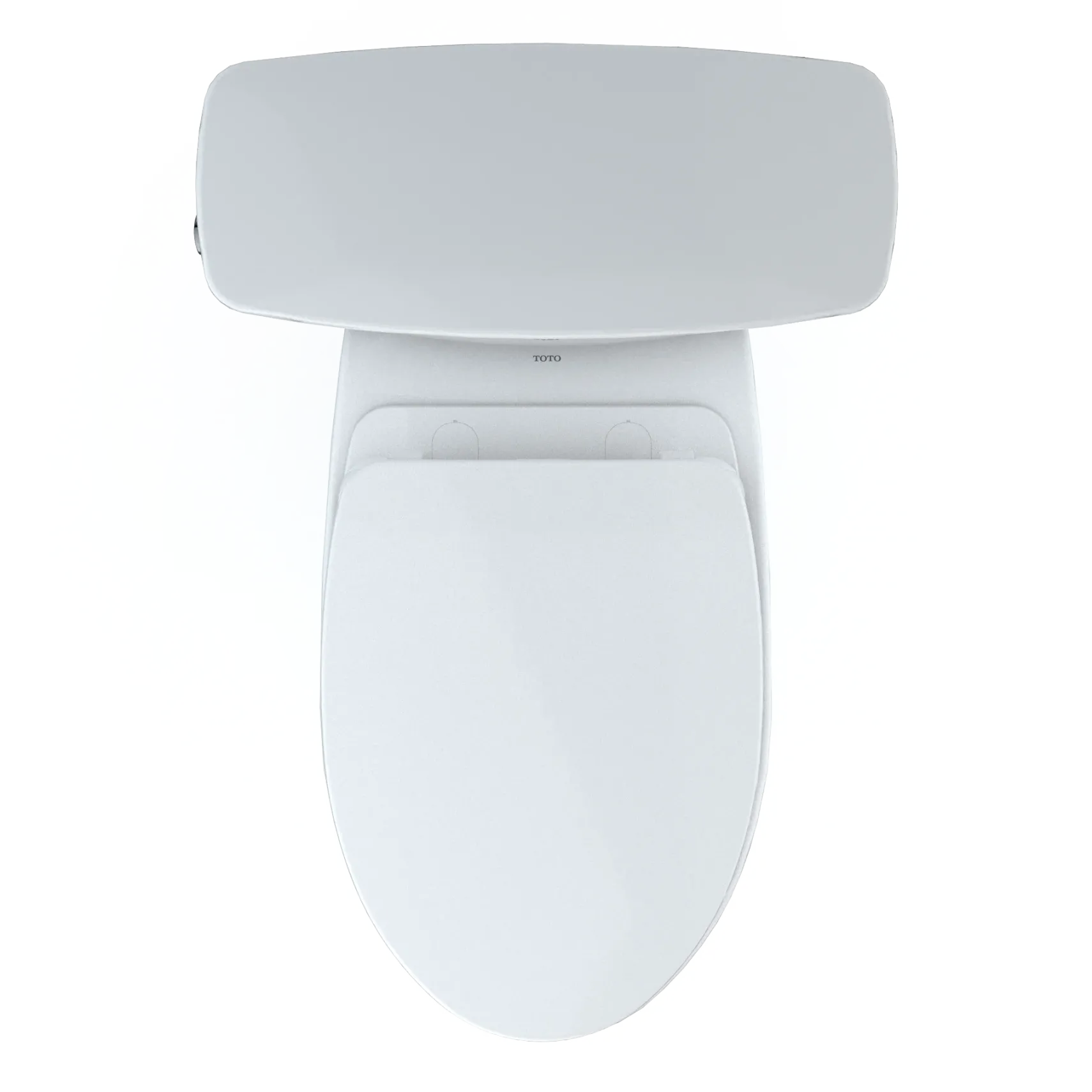 TOTO Drake Transitional Two-Piece Elongated 1.28 GPF Universal Height TORNADO FLUSH Toilet with CEFIONTECT and SoftClose Seat, WASHLET+ Ready, Cotton White, Vitreous China, MS786124CEFG#01