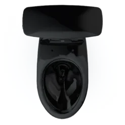 TOTO Drake Transitional Two-Piece Elongated 1.28 GPF TORNADO FLUSH Toilet, Ebony, Vitreous China, CST786CE#51