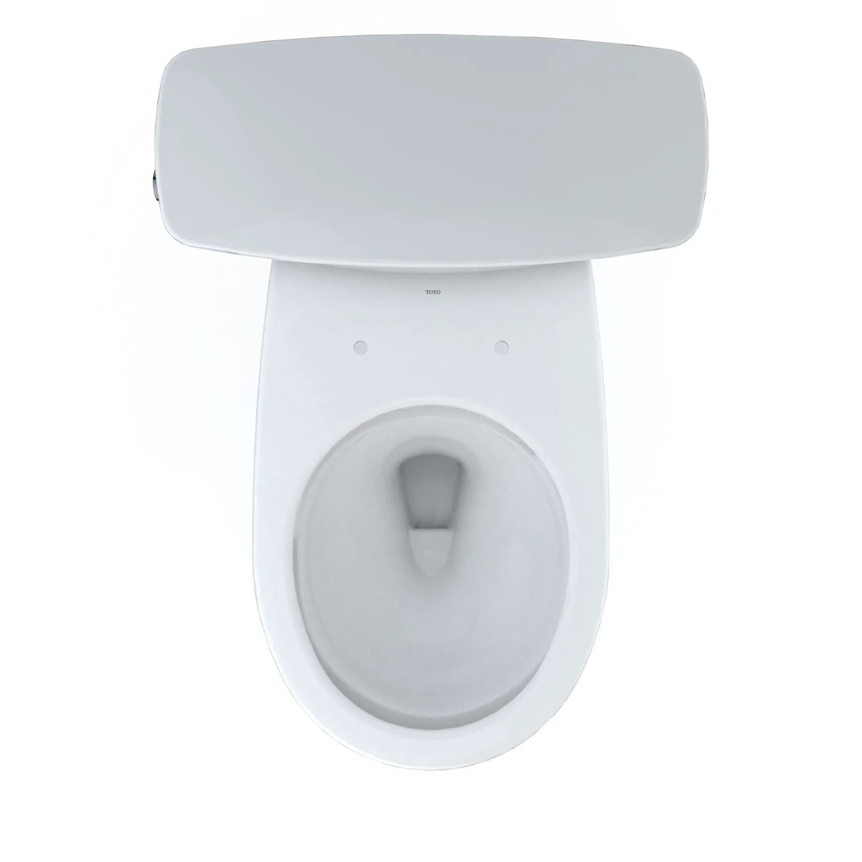 TOTO Drake Transitional Two-Piece Round 1.28 GPF Universal Height TORNADO FLUSH Toilet with CEFIONTECT, Cotton White, Vitreous China, CST785CEFG#01