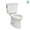 TOTO Drake Transitional Two-Piece Elongated 1.28 GPF TORNADO FLUSH Toilet with CEFIONTECT, Colonial White, Vitreous China, CST786CEG#11
