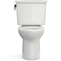TOTO Drake Transitional Two-Piece Elongated 1.28 GPF TORNADO FLUSH Toilet with CEFIONTECT, Colonial White, Vitreous China, CST786CEG#11