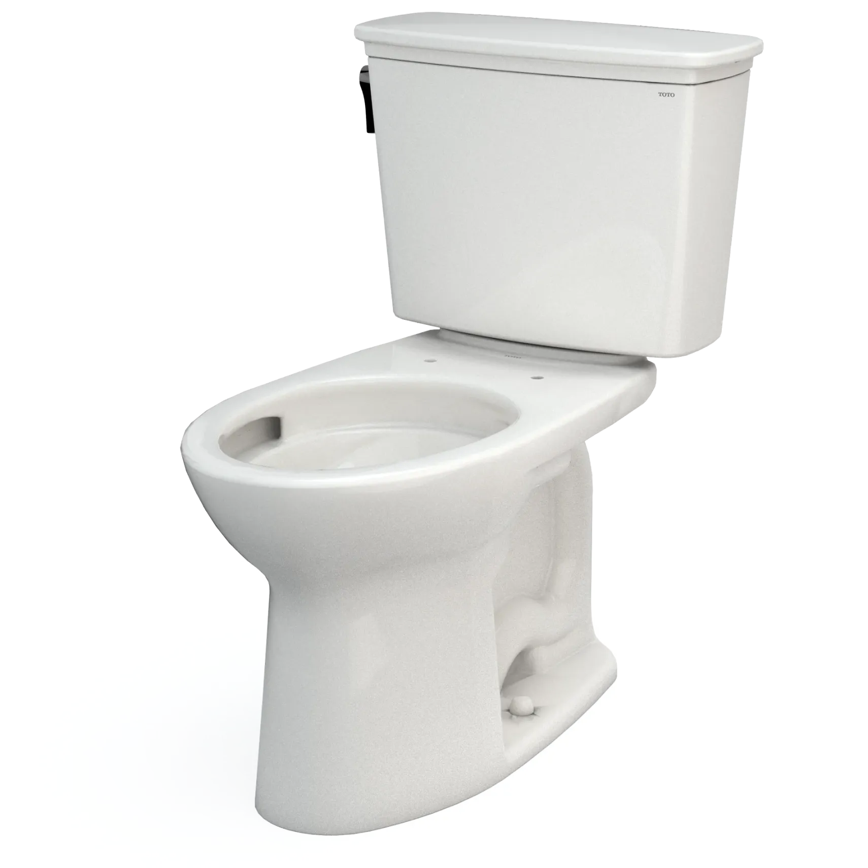 TOTO Drake Transitional Two-Piece Elongated 1.28 GPF TORNADO FLUSH Toilet with CEFIONTECT, Colonial White, Vitreous China, CST786CEG#11