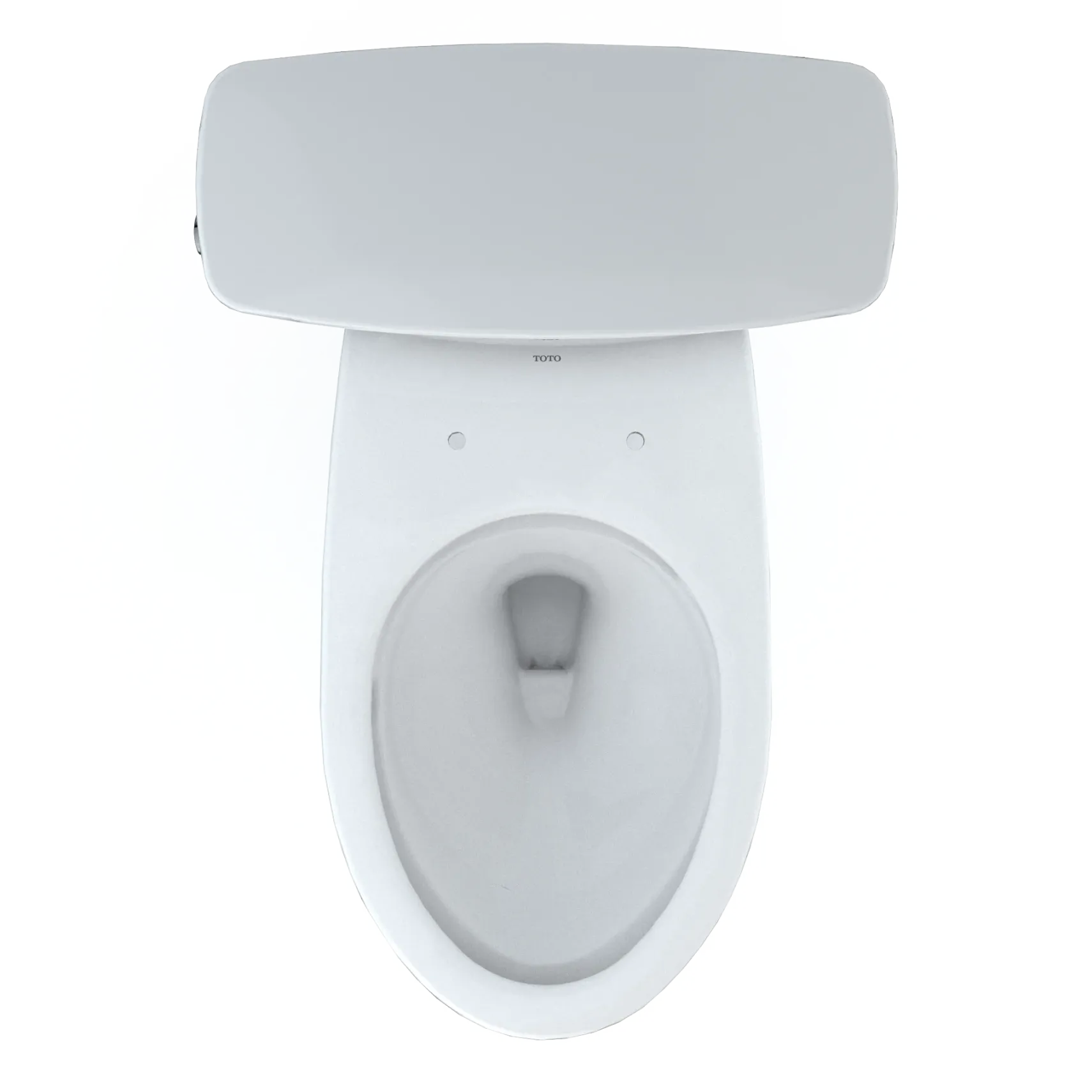 TOTO Drake Transitional Two-Piece Elongated 1.28 GPF Universal Height TORNADO FLUSH Toilet with CEFIONTECT, Cotton White, Vitreous China, CST786CEFG#01