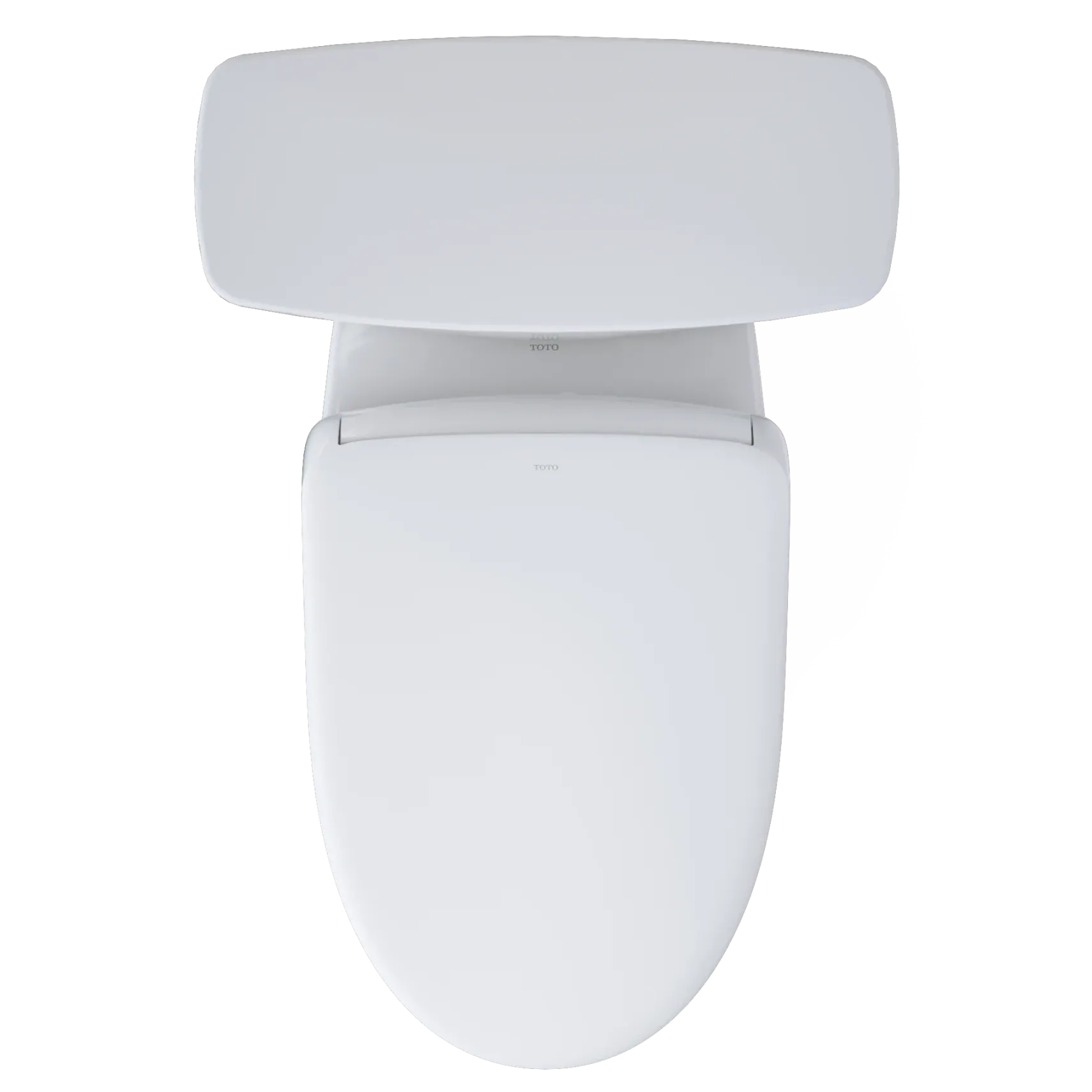 TOTO Drake Transitional WASHLET+ Two-Piece Elongated 1.28 GPF Universal Height TORNADO FLUSH Toilet with S7 Contemporary Bidet Seat, Cotton White, Vitreous China|Plastic, MW7864726CEFG#01