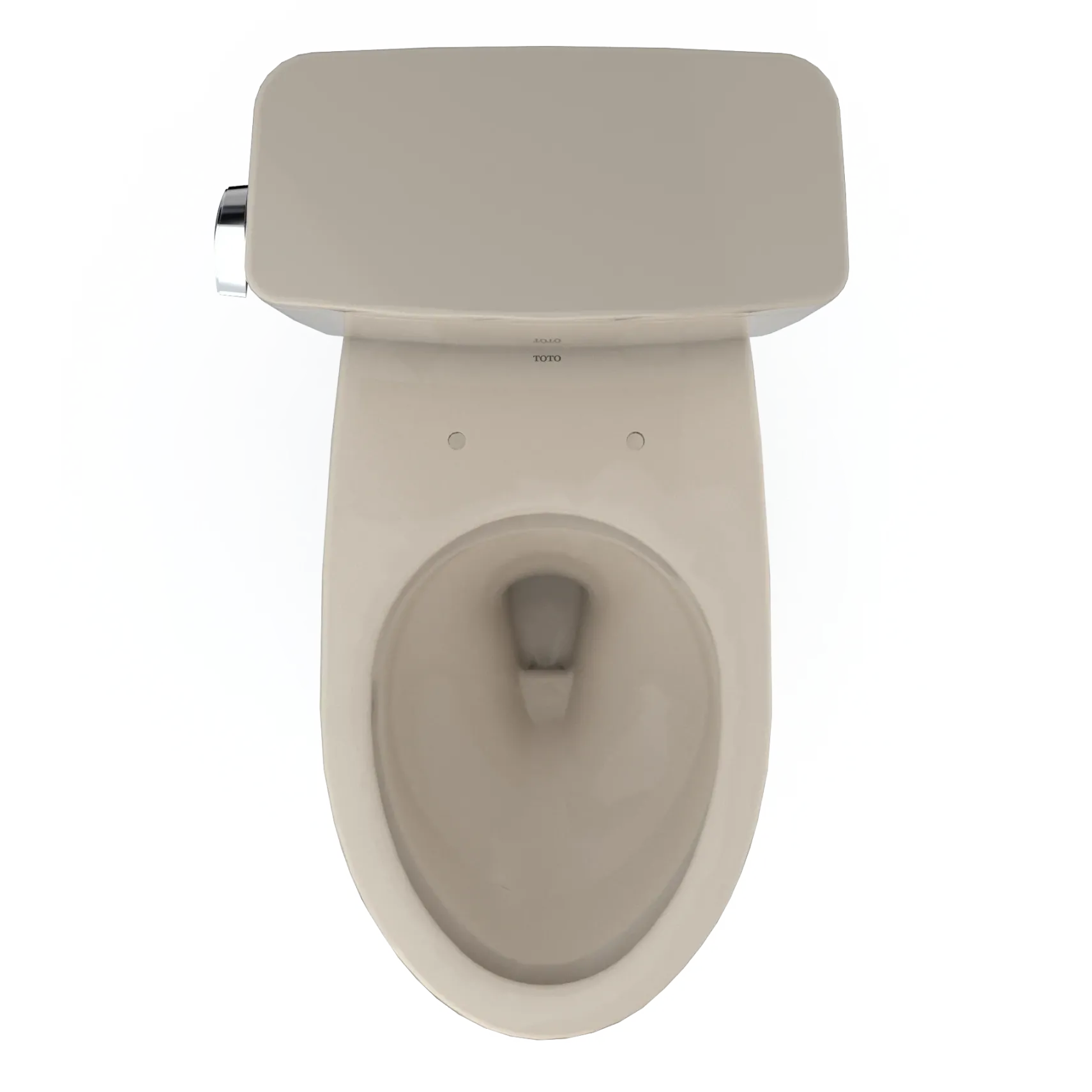 TOTO Drake Two-Piece Elongated 1.28 GPF Universal Height TORNADO FLUSH Toilet with CEFIONTECT, Bone, Vitreous China, CST776CEFG#03