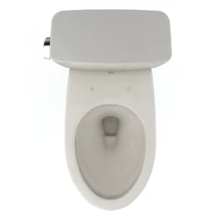 TOTO Drake Two-Piece Elongated 1.28 GPF Universal Height TORNADO FLUSH Toilet with CEFIONTECT, Sedona Beige, Vitreous China, CST776CEFG#12