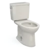TOTO Drake Two-Piece Elongated 1.6 GPF TORNADO FLUSH Toilet with CEFIONTECT, Sedona Beige, Vitreous China, CST776CSG#12