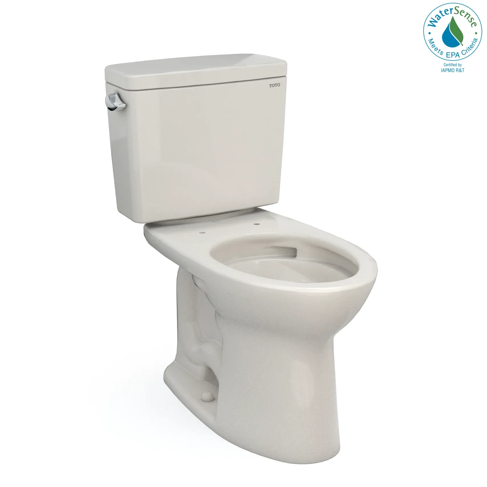 TOTO Drake Two-Piece Elongated 1.28 GPF TORNADO FLUSH Toilet with CEFIONTECT, Sedona Beige, Vitreous China, CST776CEG#12